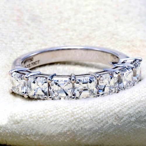 Asscher-Cut Diamond Band, 2.70 ct — view 2