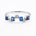 Ceylon Sapphire Open Cuff Ring