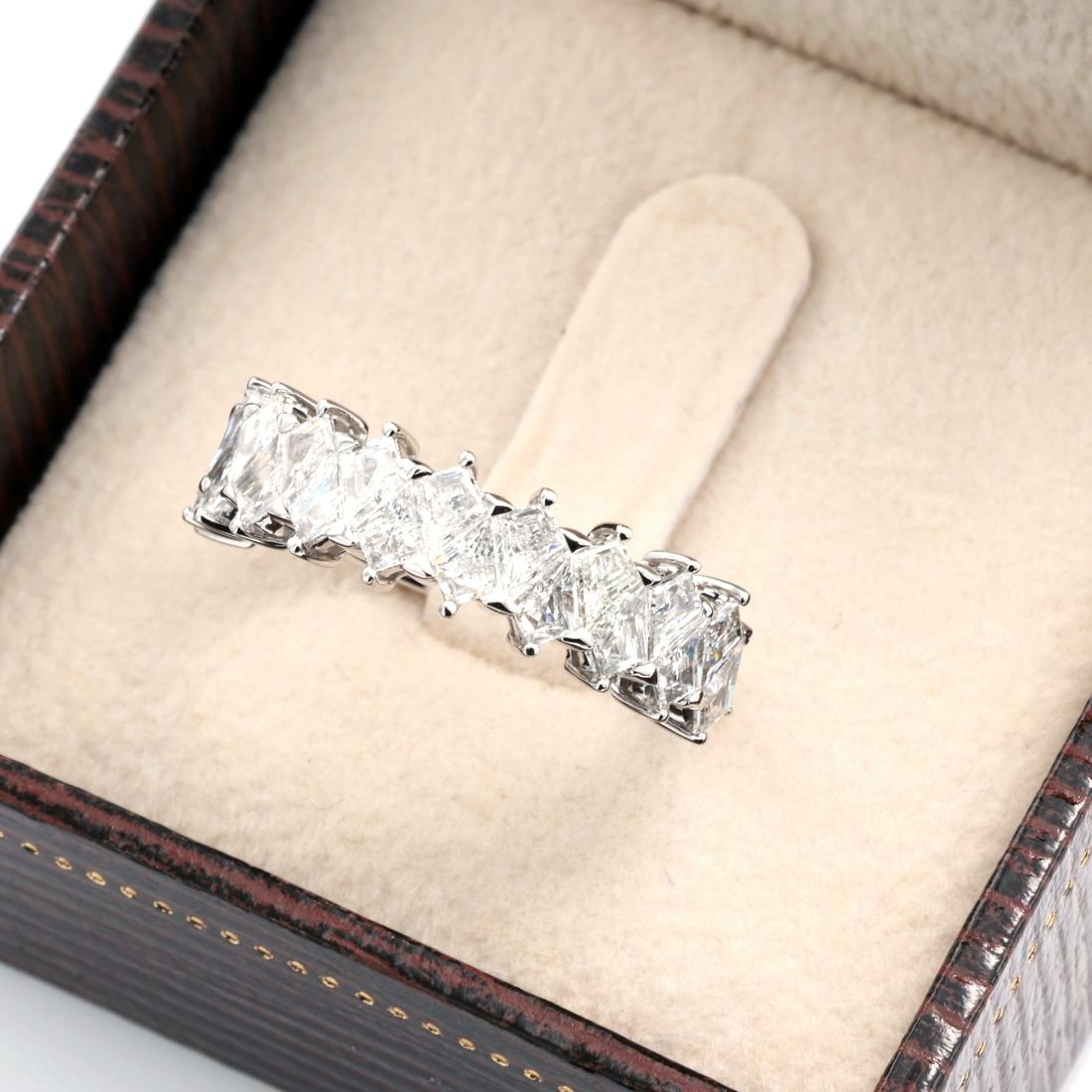 Kite-Cut Diamond Eternity Band