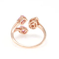 Madagascar Pink Sapphire Bypass Ring