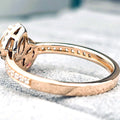 Madagascar Pink Sapphire Toi et Moi Ring
