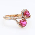 Mozambique Ruby Bypass Ring