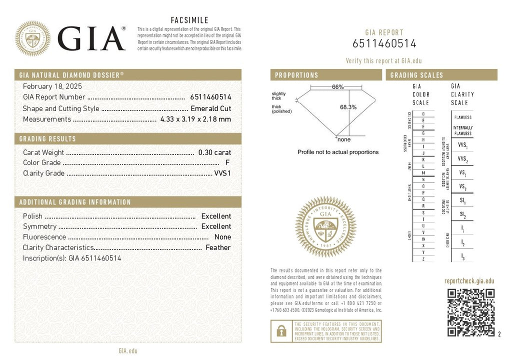 Ruby & GIA Emerald-Cut Diamond Toi et Moi Earrings — GIA laboratory report (1 of 2)
