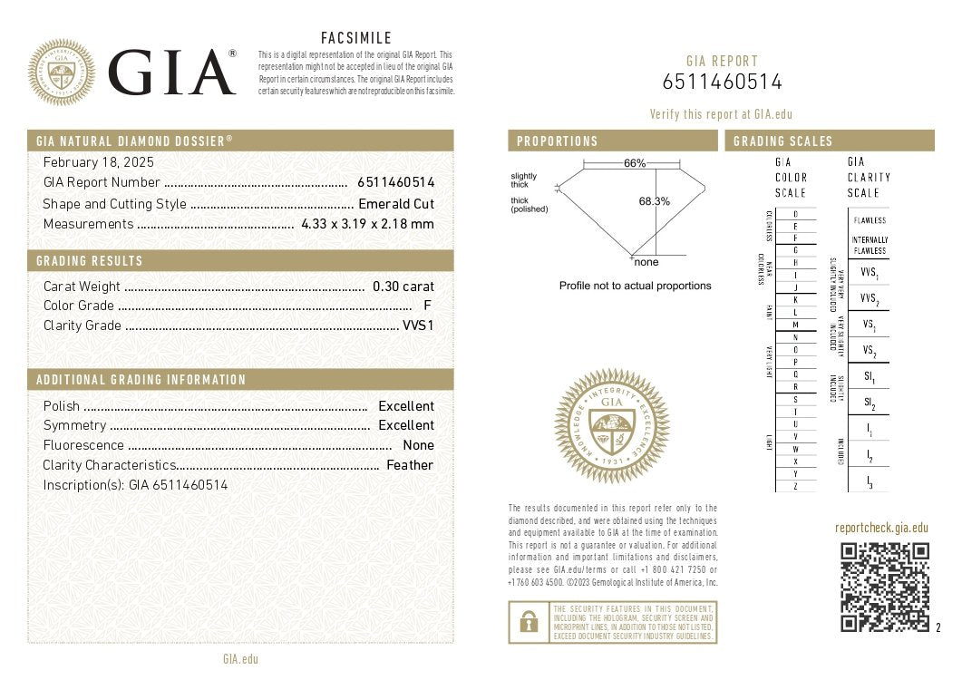 Ruby & GIA Emerald-Cut Diamond Toi et Moi Earrings — GIA laboratory report (1 of 2)