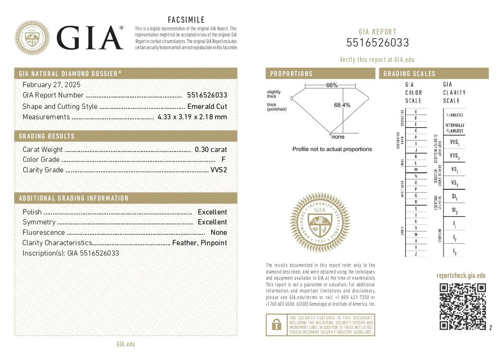 Ruby & GIA Emerald-Cut Diamond Toi et Moi Earrings — GIA laboratory report (2 of 2)