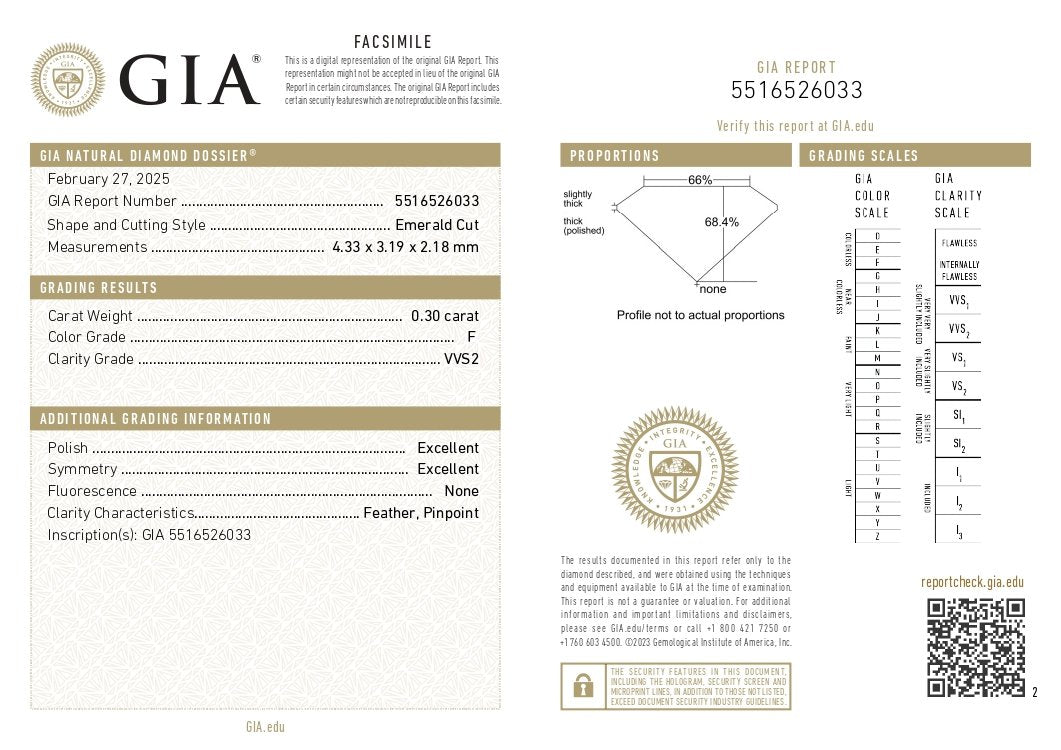 Ruby & GIA Emerald-Cut Diamond Toi et Moi Earrings — GIA laboratory report (2 of 2)