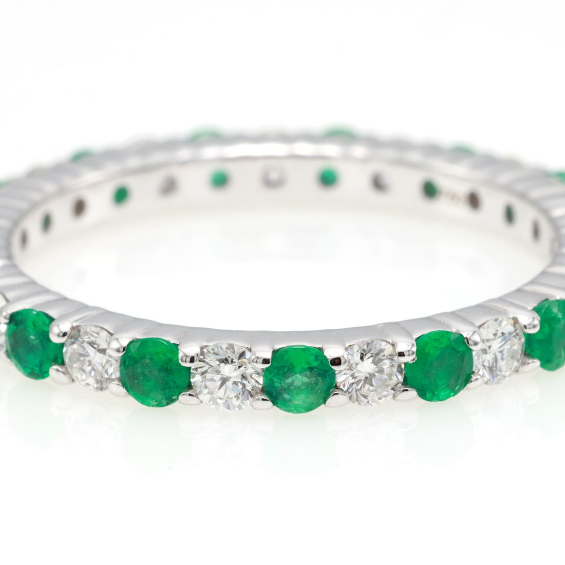 Zambian Emerald & Diamond Band