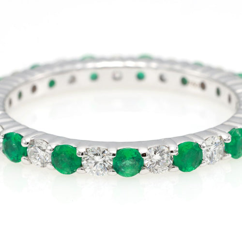 Zambian Emerald & Diamond Band